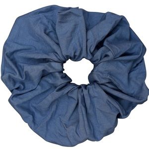 Oversized scrunchie - solid slate blue